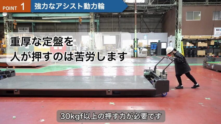 電動アシスト移動定盤